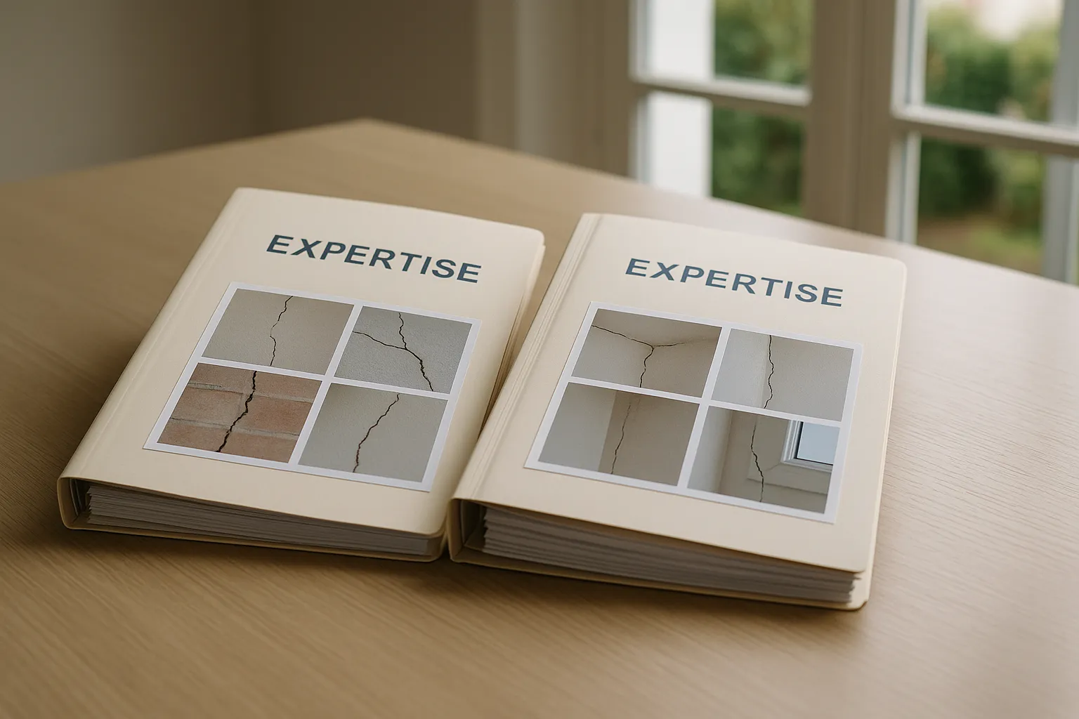 Deux dossiers d expertise avec cliches de fissures