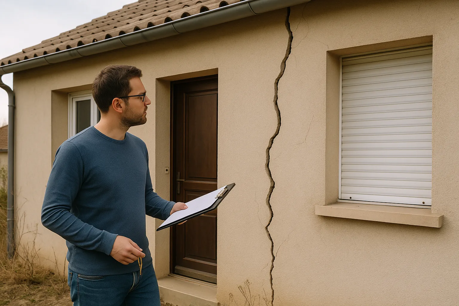 Locataire d'une maison fissurée : droits du locataire, obligations du bailleur