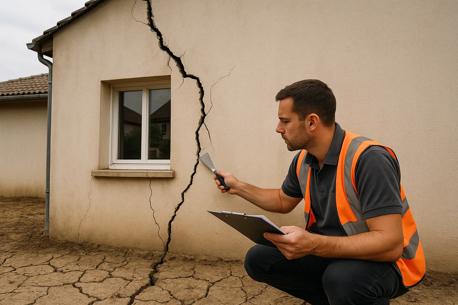 Réparer des fissures de sécheresse : pourquoi reboucher ne suffit jamais