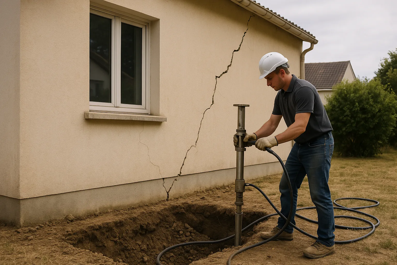 Stabiliser le sol avant de réparer les murs : l'ordre des travaux qui évite de tout refaire