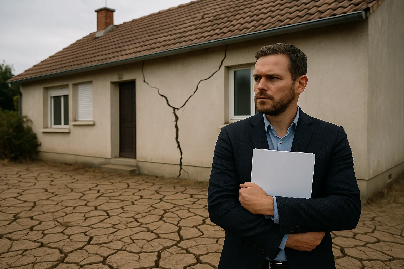 Vendre une maison fissurée par la sécheresse 2026 : obligations, décote, stratégie